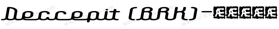 Decrepit (BRK)字体转换